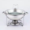 5L Luxury Stainless Steel Silver Buffet Chafing Dish image 0