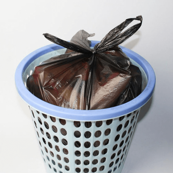 10x100pcs Midi Black Plastic Bags image 1