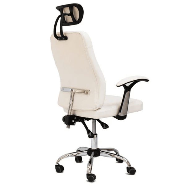 Comfort Executive Desk Chair featuring a modern design with ergonomic support and adjustable headrest.