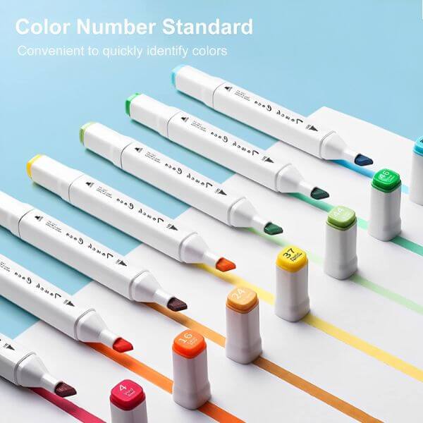 60PCS Waterproof Sketch Marker for Kids image 3
