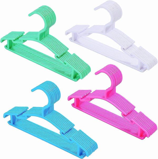Pack of 20 Kids Plastic Hangers image 1