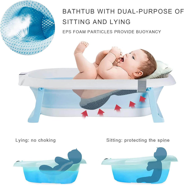 Perfect Dealz Foldable Baby Bathtub with Temperature Sensor