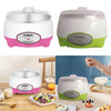 Yogurt Maker in various colors on display, perfect for preparing homemade yogurt with ease.