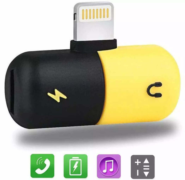 Perfect Dealz 2 in 1 Lightning Splitter Adapter