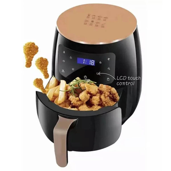 Perfect Dealz 6L Black and Rose Gold Air Fryer