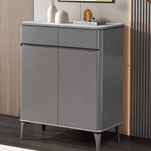Perfect Dealz Modern Grey Shoe Storage Cabinet