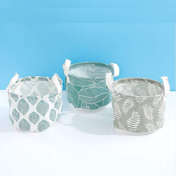 Perfect Dealz Barrel Fabric Storage Basket