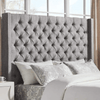 Perfect Dealz Emma Modern Bedroom Suede Headboard