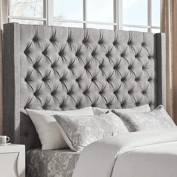 Perfect Dealz Emma Modern Bedroom Suede Headboard