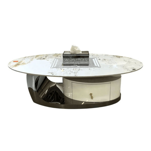 Perfect Dealz Oval Minimalist Coffee Table