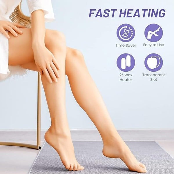 Perfect Dealz Professional Double Depilatory Roll-On Wax Warmer