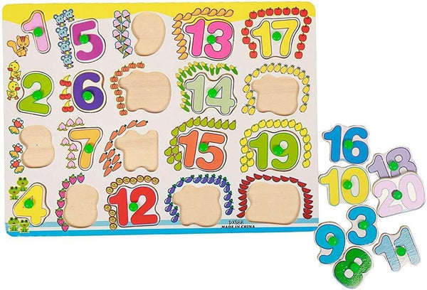 Wooden Number Puzzle image 1