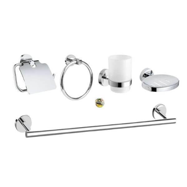 6 Piece Bathroom Accessory Set image 1