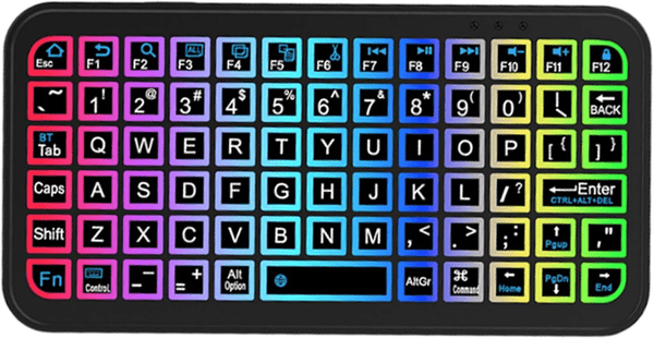 Perfect Dealz Mini Bluetooth Keyboard With Light Effect