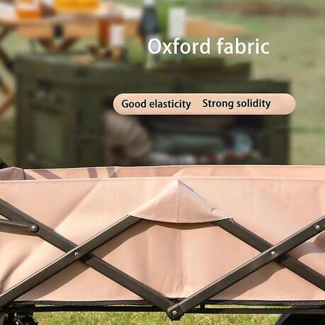 Perfect Dealz Outdoor Large Capacity Folding Wagon Truck Trolley with Tabletop