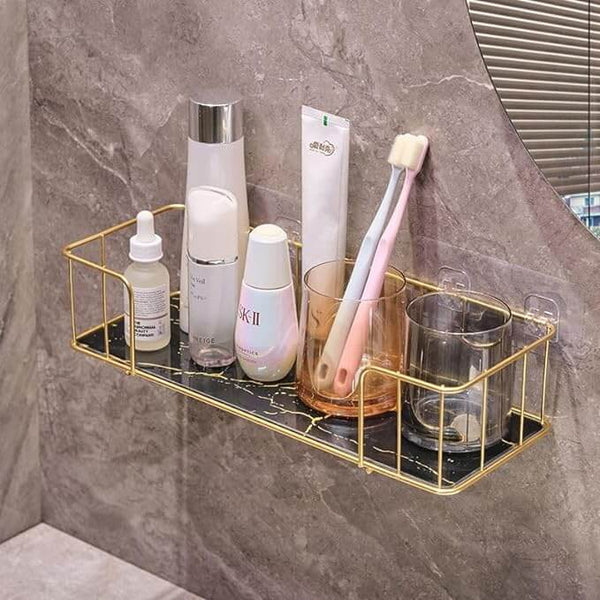 Small Bathroom Vanity Storage Rack image 1