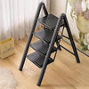 4 Step Anti Slip Folding Stepladder image 1