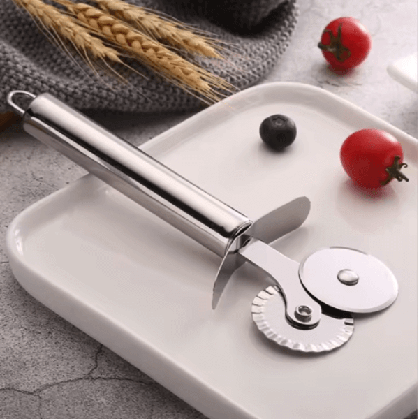 Perfect Dealz Stainless Steel Double Wheel Pizza Cutter