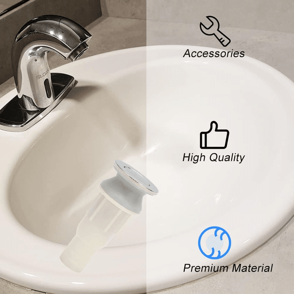 Perfect Dealz Surface Basin Waste Flip Top Basin Drain Unslotted Sink Plug 30mm