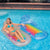 Colorful Inflatable Sea Mattress with Backrest image 0