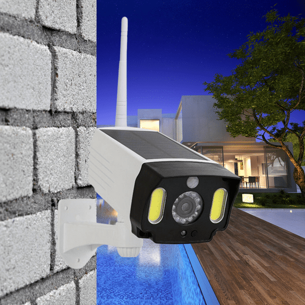 Radar Sensor Solar Security Light with Dummy Camera image 0