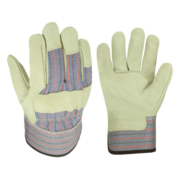 Leather Safety Palm Welding Gloves image 0