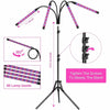Wireless LED Grow Light with adjustable arms and 80 lamp beads for optimal indoor plant growth.