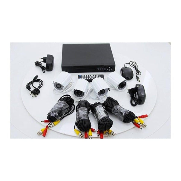 AHD4 Channel CCTV Security System with Internet image 1