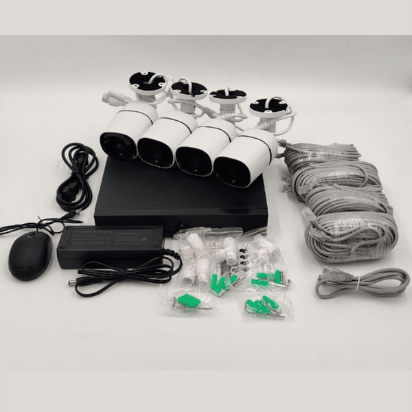 Perfect Dealz Security Camera Kit 4-Port NVR POE Full Kit
