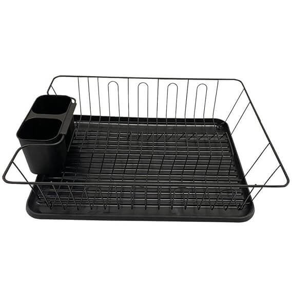 Perfect Dealz Dish Rack Drainer With Drip Tray and Cutlery Holder