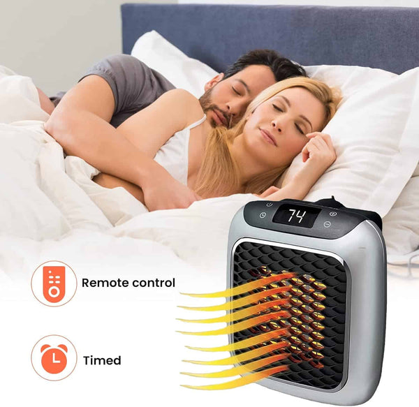 Perfect Dealz Portable Fan Heater With Adjustable Thermostat and Timer