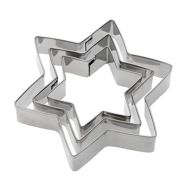 Perfect Dealz 3 Pieces Stainless Steel Cookie Cutter