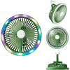 Perfect Dealz 2-in-1 Portable Fan with Built-In LED Light