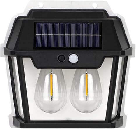 Perfect Dealz Waterproof Outdoor Solar Double Light Wall Lamp