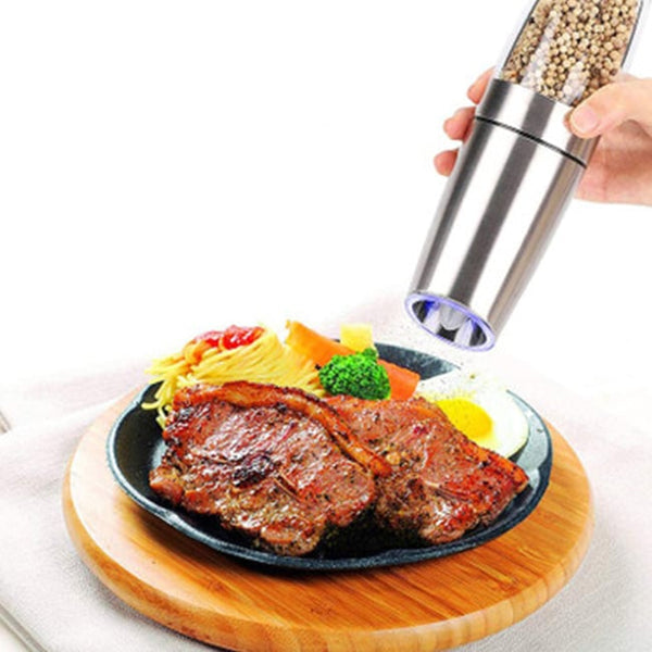 Perfect Dealz Gravity Electric Salt & Pepper Mill
