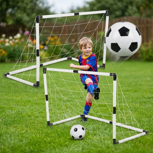 Kids Football Set with two Goal Posts and Scoreboard