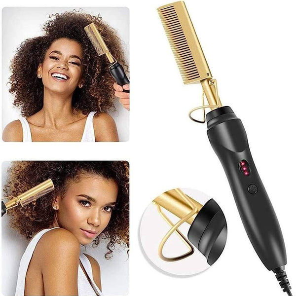 2 in 1 Electric Hair Styling Comb and Straightener image 0