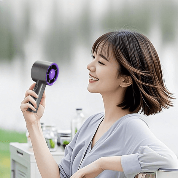 Mini Handheld USB Fast Charging Air Cooling Fan image 1