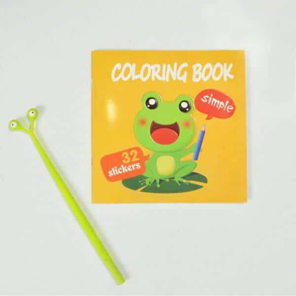 Colouring Book with Stickers image 0