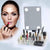 4 Lights Acrylic Makeup Organizer with Lipstick Storage image 0