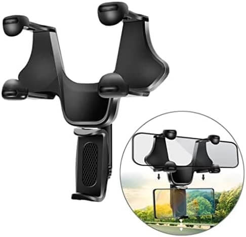 Perfect Dealz Universal Car Mirror Mount and Mobile Phone Holder