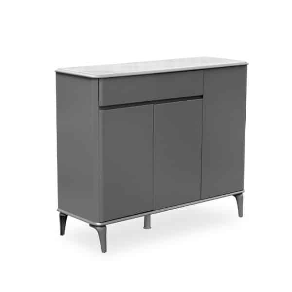 Perfect Dealz Modern Grey Multi-Storage Shoe Cabinet
