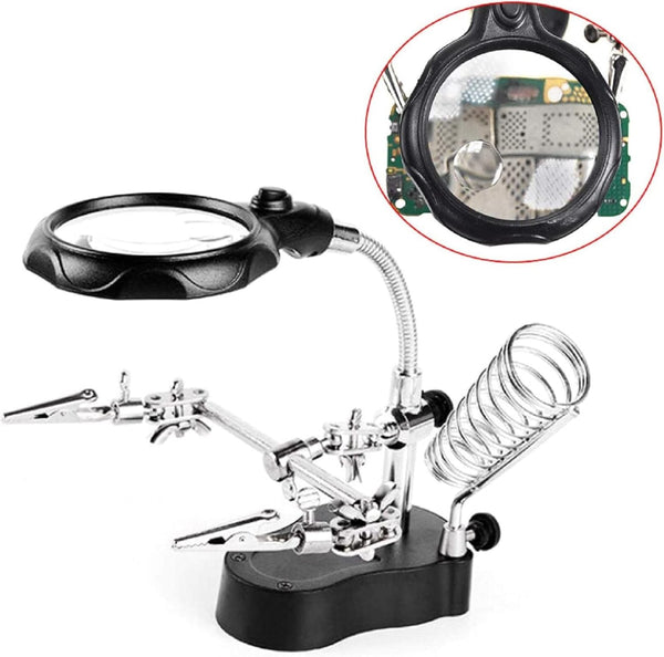 5 LED Auxiliary Clip Magnifier AC/DC Interchangeable image 2