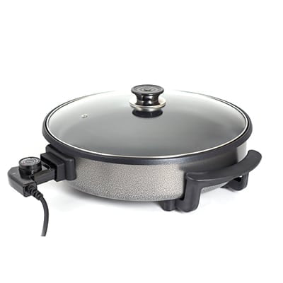 Perfect Dealz 1500w Electric Pizza Pan with Glass