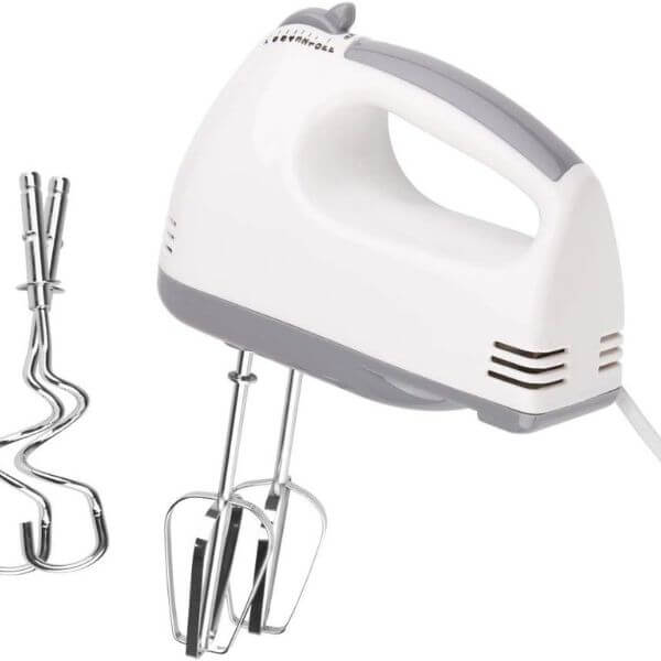 7 Speed Hand Mixer with Stand Mixer Stainless Steel Bowl image 3