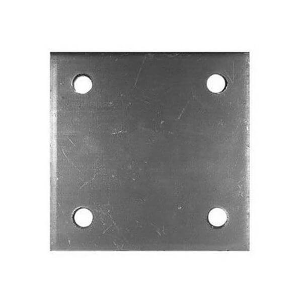 Perfect Dealz 100 x 100mm Steel Base Plate 3mm thick with Holes