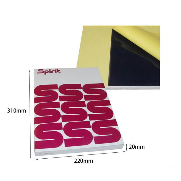 100Pcs Thermal Transfer Paper Tattoo Stencil Papier A4 Freehand image 2