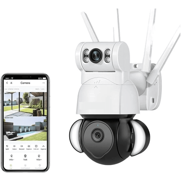 Perfect Dealz Dual Lens 4 Antenna Surveillance Camera