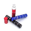 Lipstick Pepper Spray 20ml in red, blue, and black canisters for personal safety and self-defense.