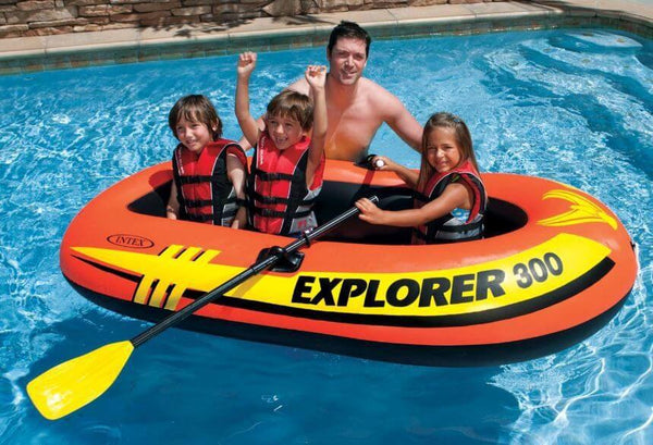 3 Person Inflatable Boat Set image 0